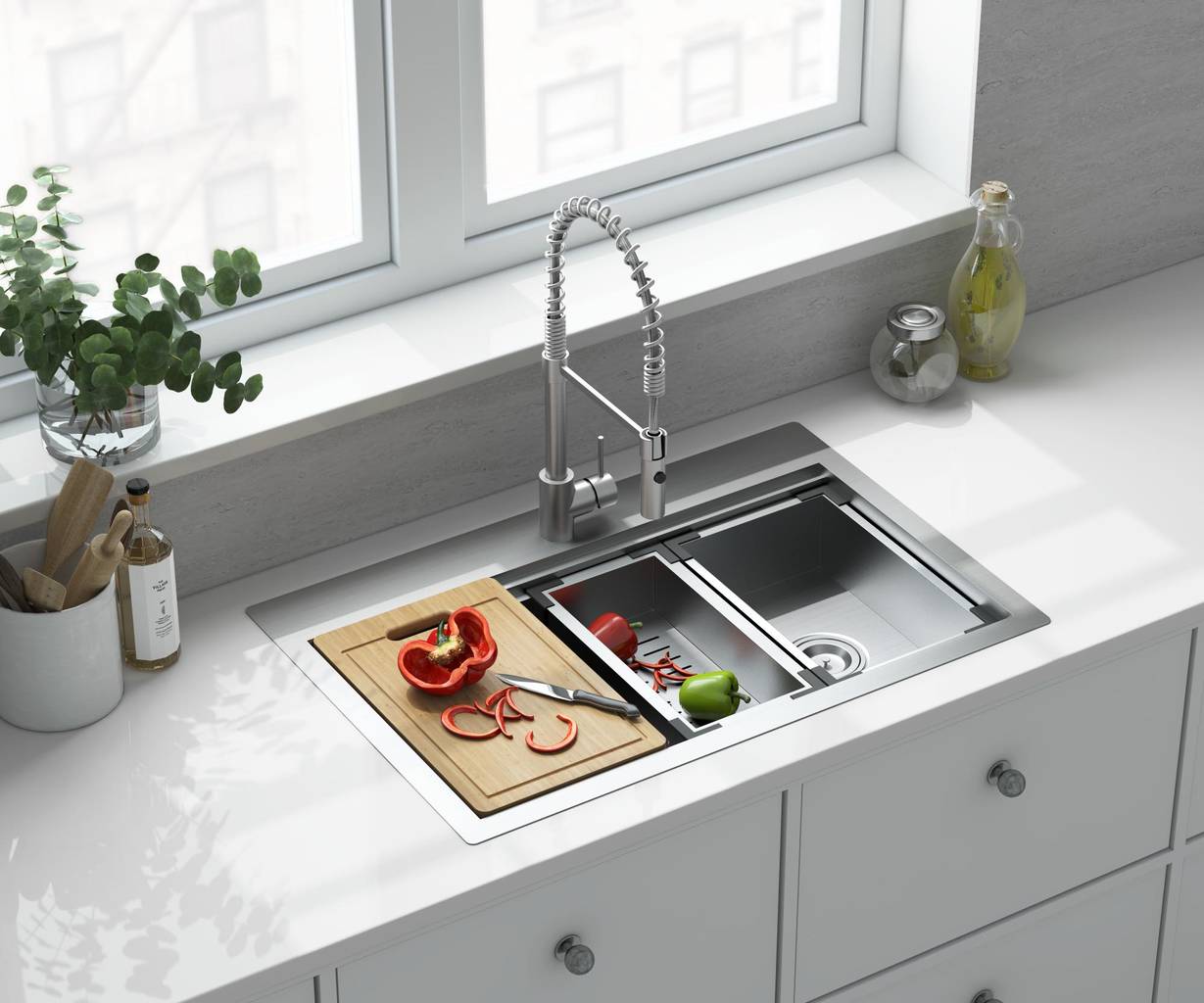 chive kitchen sink workstation